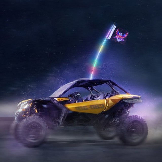 VEVOR LED Σπιράλ Φως 3FT RGB για ATV/UTV με Τηλεχειριστήριο & Εφαρμογή  CRKJPPTDZ3YC8TTWVV9