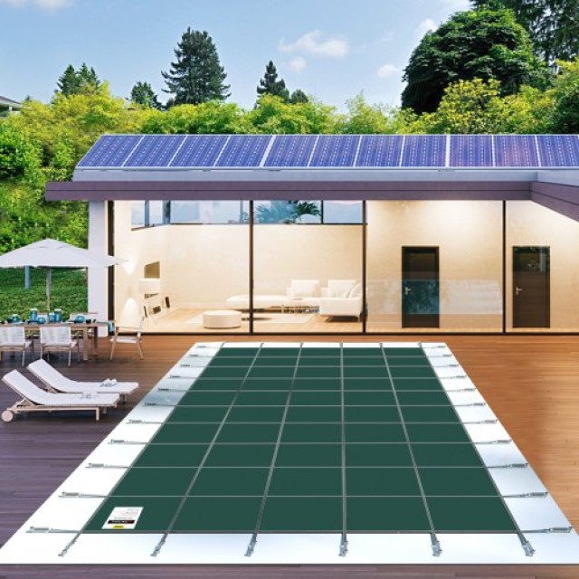 Κάλυμμα Ασφαλείας Πισίνας VEVOR 18x38ft για 16x36ft Πισίνα  YYCM16X36FTYCG001V0