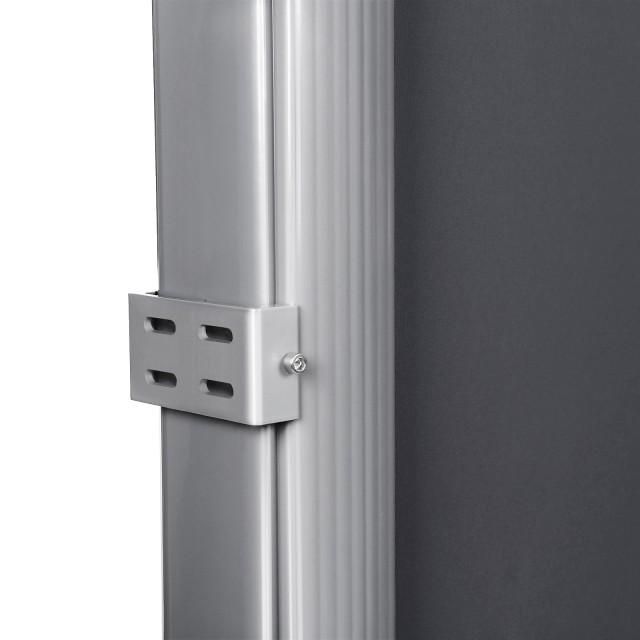 SONGMICS Πλευρική Τέντα  για Μπαλκόνι και Βεράντα 180 x 400 cm Γκρι –GSA184G 