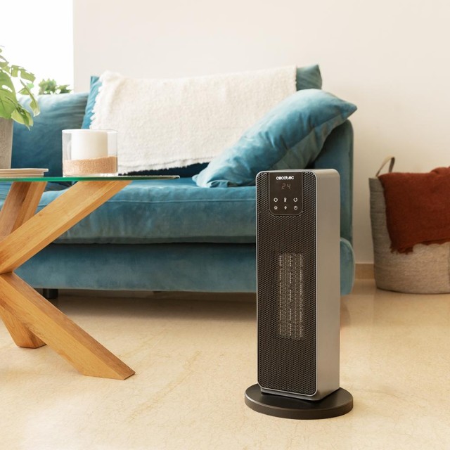 CECOTEC  Κεραμικό Θερμαντικό ReadyWarm 2000 Max Ceramic Rotate Smart με 2000 W, Ψηφιακή Οθόνη, Αφής & Τηλεχειριστήριο, Περιστροφή, 3 Λειτουργίες & Ρυθμιζόμενο Θερμοστάτη  CEC-08276