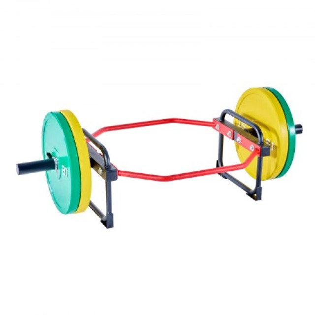 VEVOR Trap Bar Εξάγωνη, 50mm, 240 kg, Κόκκινη LJYLGHSKCX50IW6LX001V0