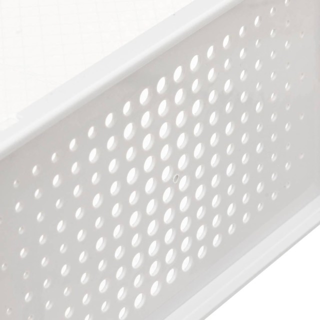 5FIVE Simply smart Σετ 4 Διάφανων Πλαστικών Κουτιών Αποθήκευσης Παπ...