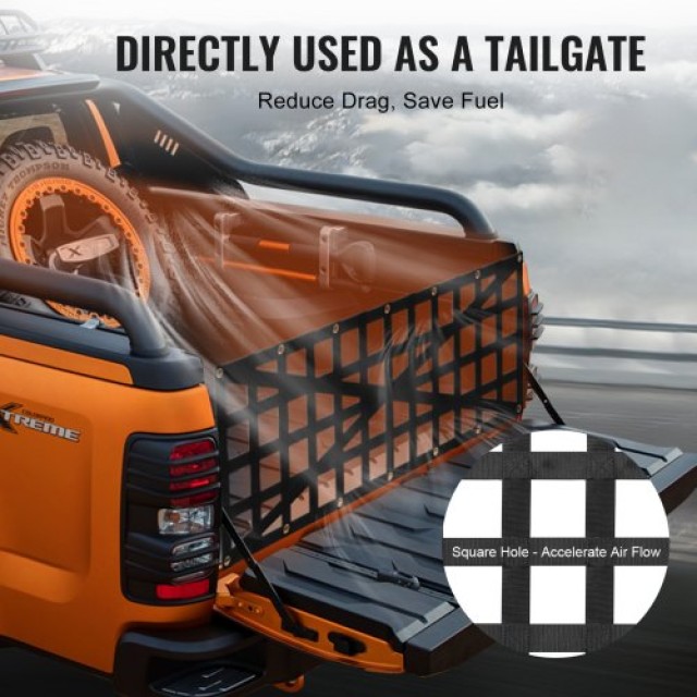 VEVOR  Δίχτυ Πόρτας Φορτηγού 54 x 18 Ρυθμιζόμενο  WMWJCX5418IN2RESLV0