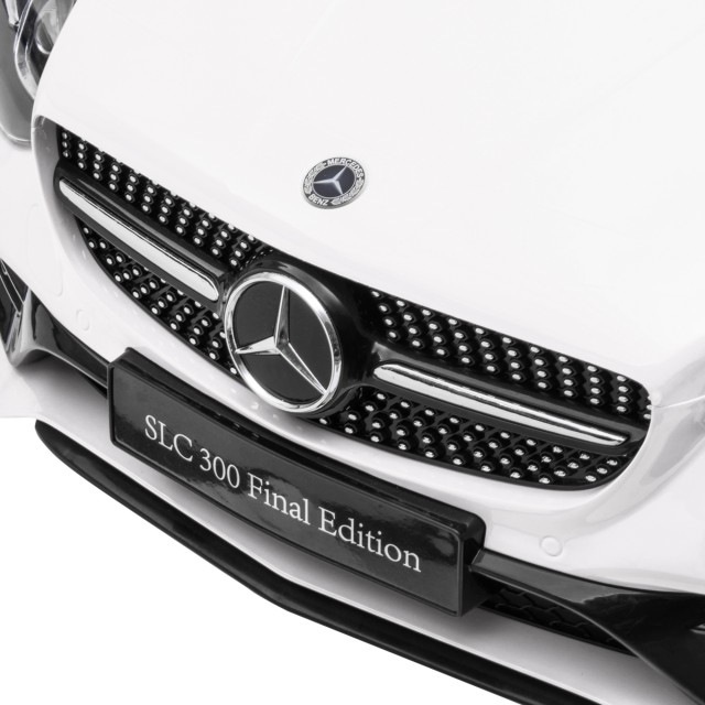 AIYAPLAY Ηλεκτρικό Αυτοκίνητο για Παιδιά Άδεια Mercedes SLC 300 με Τηλεχειριστήριο σε PP και Μέταλλο 107x62.5x44 cm Λευκό 370-22