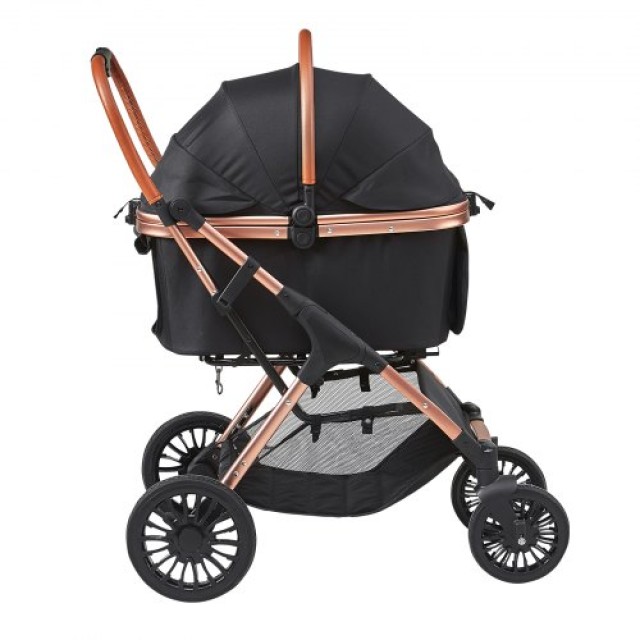 Καρότσι Κατοικιδίων VEVOR, 4 Τροχοί, 30kg, Μαύρο  CWTCCGK4QDHDT793EV0