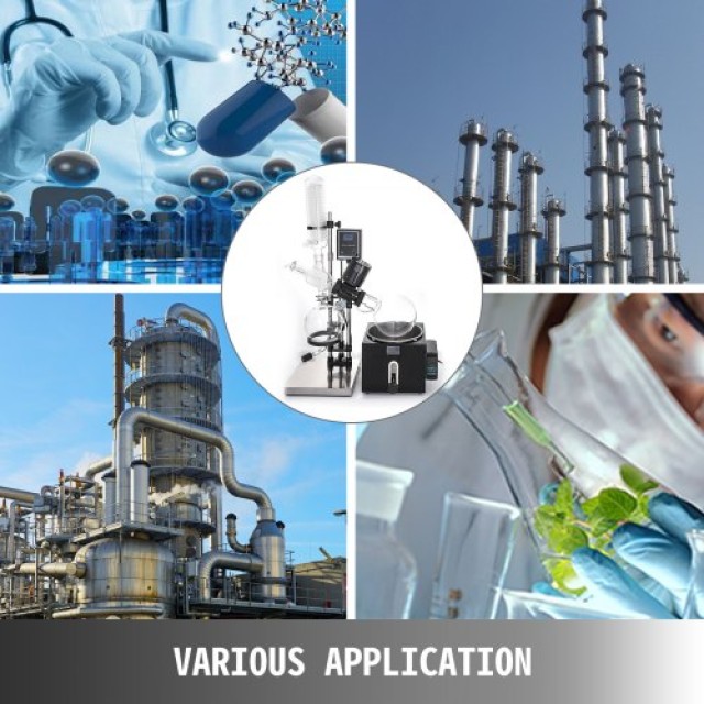 VEVOR 5L Περιστροφικός Εξατμιστήρας RE-501 με Θερμαινόμενο Λουτρό Νερού  XZZFQ5LSD00000001V2