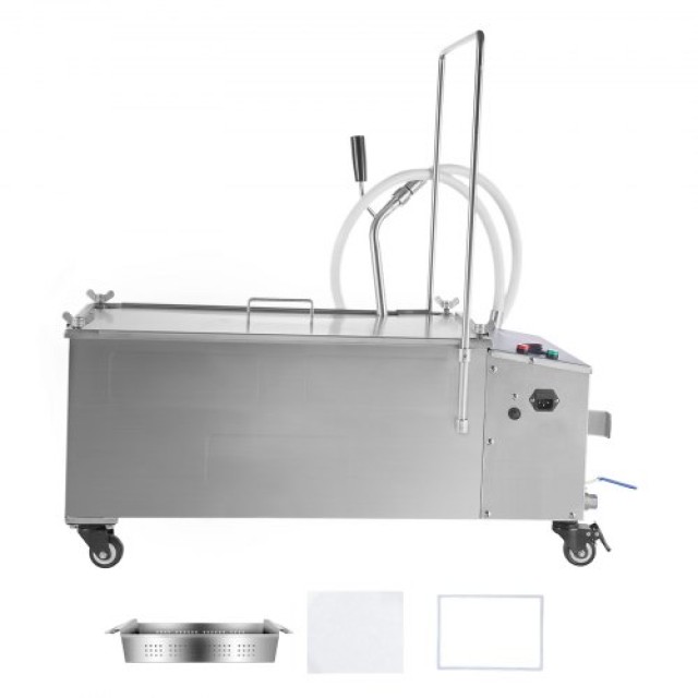 Φορητό Φίλτρο Τηγανόλαδου VEVOR, 55L, 10 L/min, με Ρόδες  ZYGLQWBXG56LGFQ67V2