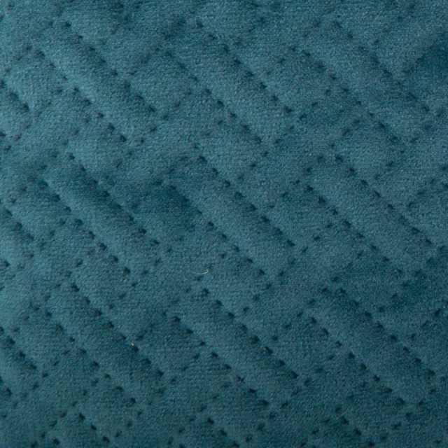 Atmosphera Διακοσμητικό Μαξιλάρι Βελουτέ σε Μπλε Απόχρωση με Φερμου...