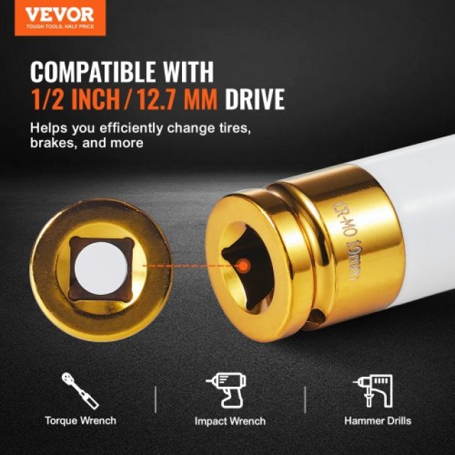 Σετ Καρυδάκια VEVOR 1/2 6-γωνο 7 τεμ.  ZLMTTTELM126YE6ZKV0
