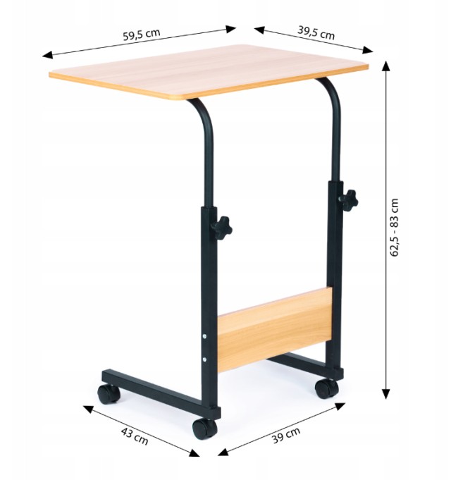 Επεκτεινόμενο Τραπεζάκι για Laptop PJJCT0135-60C MODERNHOME
