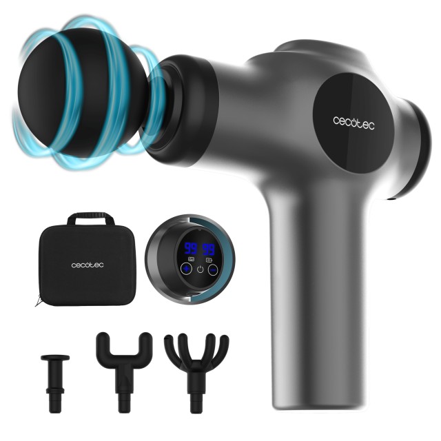 Cecotec Πιστόλι Μασάζ SkinCare με 99 επίπεδα έντασης, 4 κεφαλές, Ελ... Cecotec Πιστόλι Μασάζ SkinCare με 99 επίπεδα έντασης, 4 κεφαλές, Ελ...