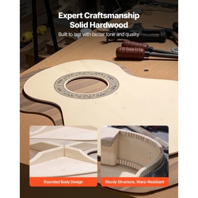 VEVOR Ροζ Κλασική Κιθάρα 780 mm για Αρχάριους με Θήκη, Ζώνη, Τούνερ... VEVOR Ροζ Κλασική Κιθάρα 780 mm για Αρχάριους με Θήκη, Ζώνη, Τούνερ...