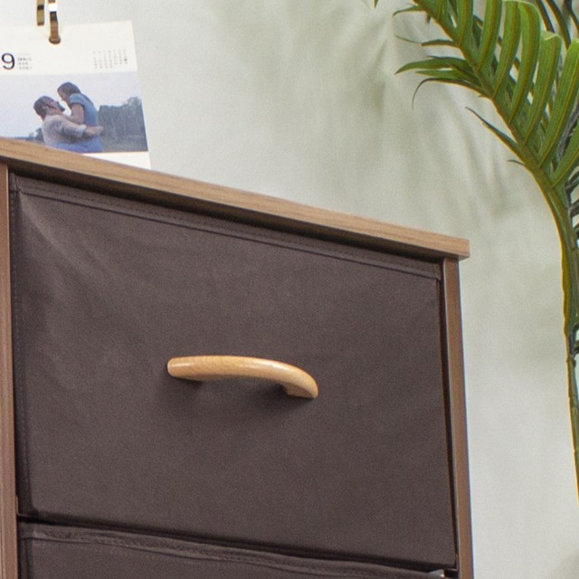 BAKAJI Ευρύχωρο Συρταριέρα με 7 Συρτάρια από Ύφασμα - Ανοιχτό & Σκο... BAKAJI Ευρύχωρο Συρταριέρα με 7 Συρτάρια από Ύφασμα - Ανοιχτό & Σκο...