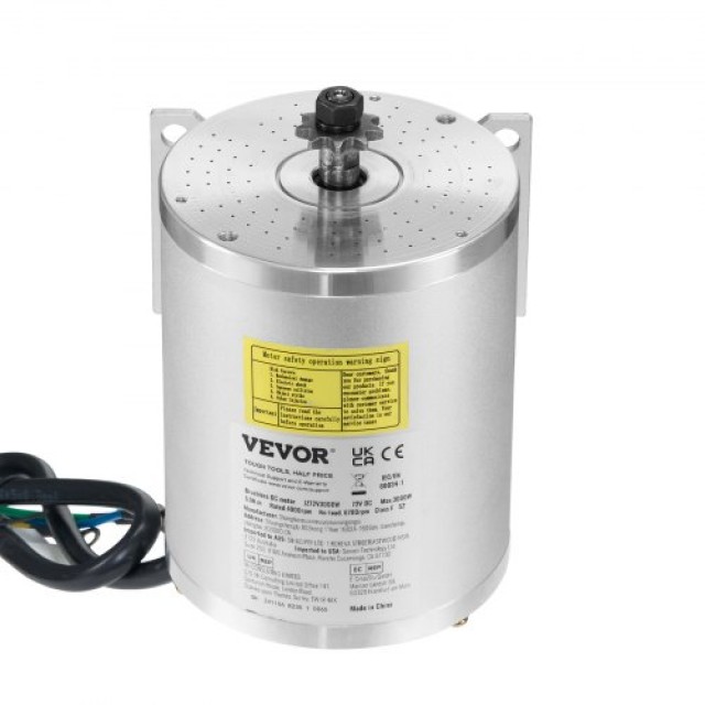 VEVOR Σετ Ηλεκτρικού Κινητήρα 72V 3000W με Βελτιωμένο Ελεγκτή Ταχύτητας ZLWSDJTJ30000IDZCV9