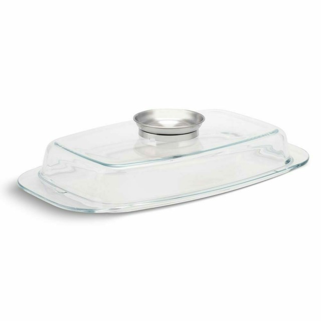 Edenberg  Γάστρα Οβάλ από Χυτό Αλουμίνιο με Γυάλινο Καπάκι 32cm 5.5...