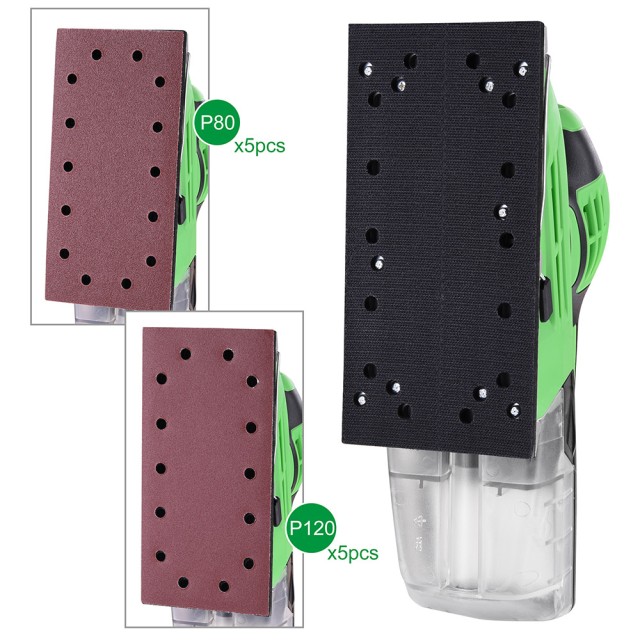 BAKAJI  Τριβείο Mouse Κυκλικό 300W Ρυθμιζόμενη Ισχύς Με Απορροφητήρα + 10 Φύλλα  02012765