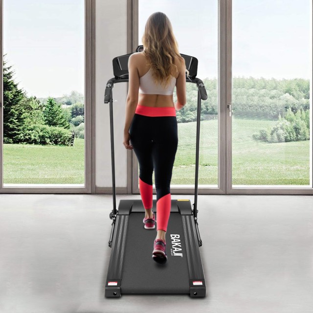 BAKAJI  Ηλεκτρικός Διάδρομος για Προπόνηση Fitness Τρέξιμο Αναδιπλούμενος Bluetooth και Εφαρμογή  02840185