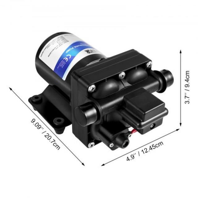 VEVOR Αντλία Νερού 12V Αυτοαναρρόφησης 4 GPM με Διακόπτη Πίεσης 55 ...