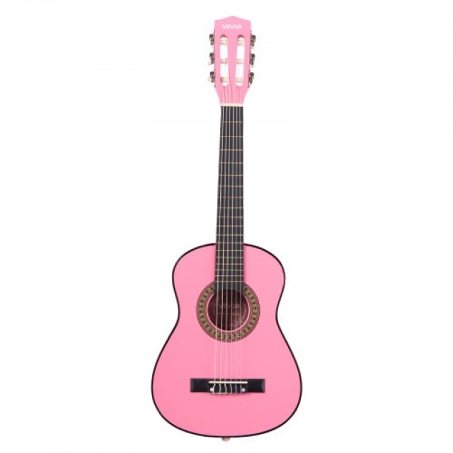 VEVOR Ροζ Κλασική Κιθάρα 780 mm για Αρχάριους με Θήκη, Ζώνη, Τούνερ... VEVOR Ροζ Κλασική Κιθάρα 780 mm για Αρχάριους με Θήκη, Ζώνη, Τούνερ...