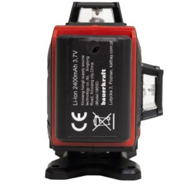 Multistore Επίπεδο laser επιπέδου πράσινο σταυροειδές laser 360° 4D...