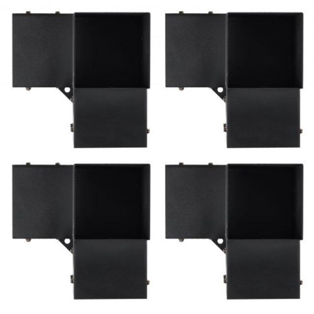 Σετ Βαρέων Βάσεων VEVOR 152x152mm για Πέργκολα, 4τμχ  LPJJST4PCS6XOAPMSV0