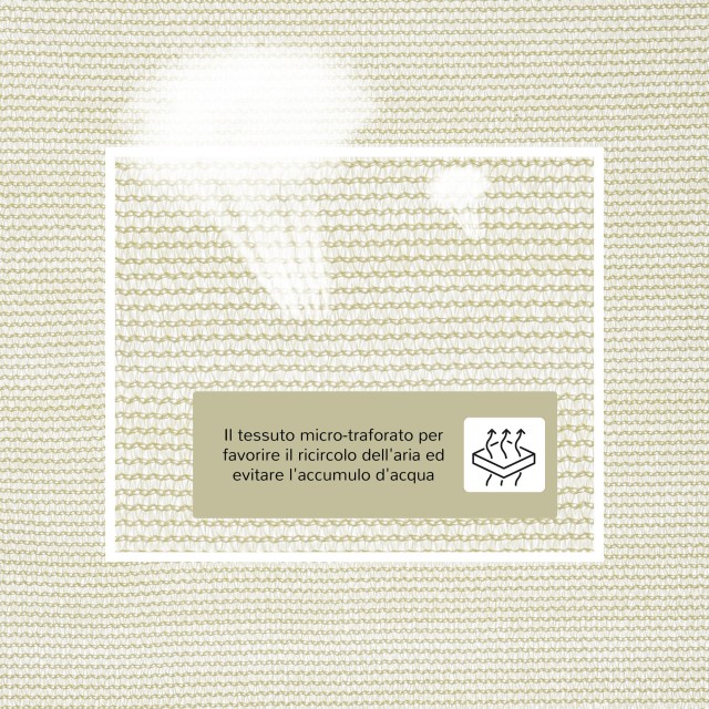 Outsunny Τριγωνική τέντα - Ιστιοφόρο σκιά - Anti UV - Κρεμ - 5x5x5m 01-0623