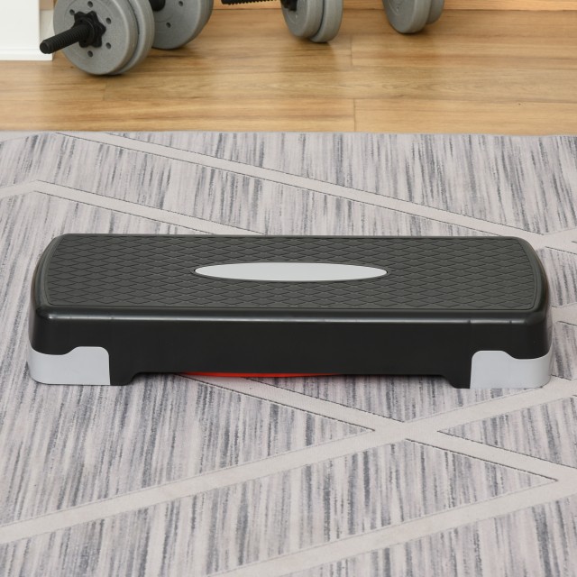 HOMCOM Step Fitness για Αερόμπικ με Ρυθμιζόμενο Ύψος 10-15 cm, 68x2...