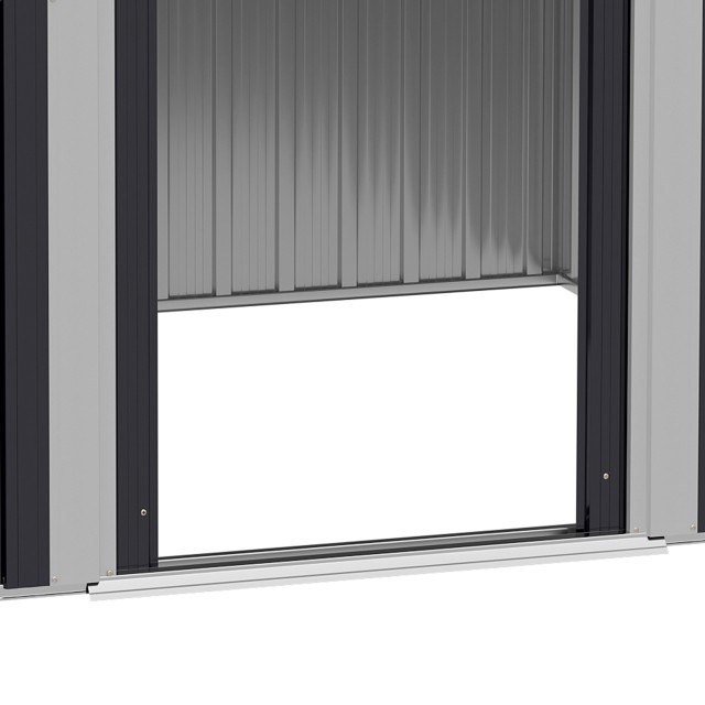 Υπόστεγο Outsunny Garden 2x1,5x1,9m από γαλβανισμένο χάλυβα, διπλή ...