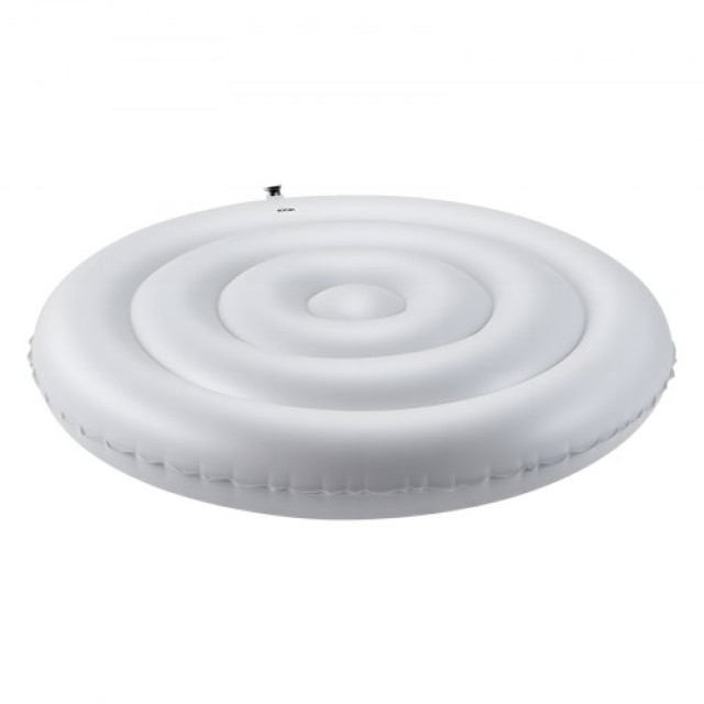 VEVOR Κάλυμμα Φουσκωτής Υδρομασάζ 137cm Στρογγυλό Αδιάβροχο Λευκό C...