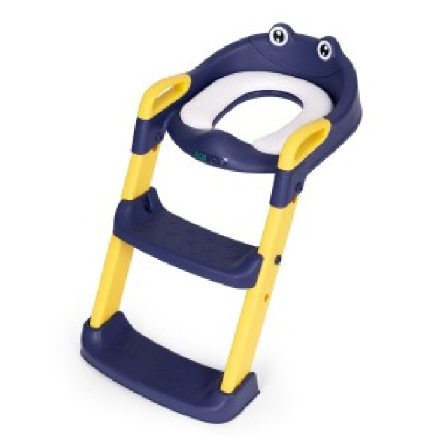 ECOTOYS Μειωτήρας τουαλέτας με σκαλοπάτια και σκάλα σε μπλε χρώμα P...