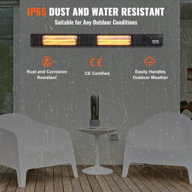 VEVOR Θερμαντικό Υπέρυθρων 3000W με Τηλεχειριστήριο  HWXJRQ3KWTXB9ND3HV2