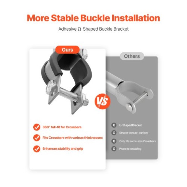 VEVOR Σετ 18 Προεκτάσεων 69,5 εκ για Πάνελ Συρματόπλεγμα με U Σφιγκ...