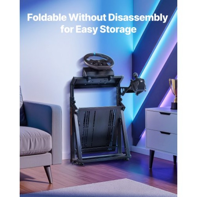 VEVOR Πτυσσόμενη Βάση Τιμονιού για Logitech G923/G920/G29/G27 XXZJX...