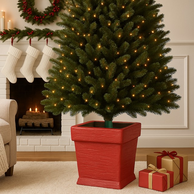 BAKAJI Βάση Χριστουγεννιάτικου Δέντρου Κόκκινο Βάζο Υποστήριγμα 40x... BAKAJI Βάση Χριστουγεννιάτικου Δέντρου Κόκκινο Βάζο Υποστήριγμα 40x...