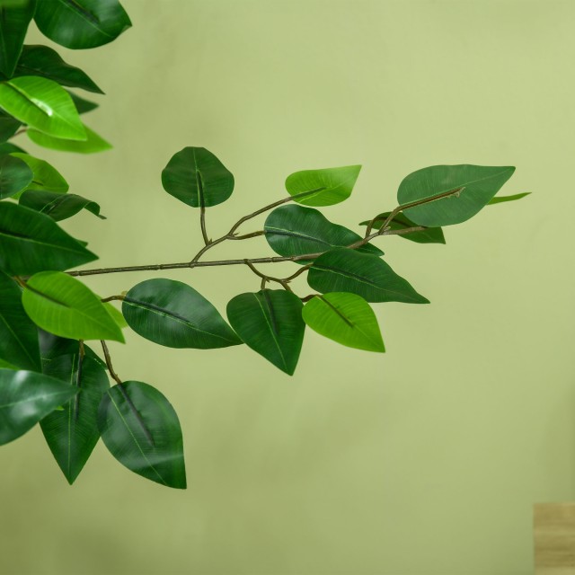 HOMCOM Τεχνητό Φυτό Ficus Ύψος 150 cm για χρήση σε εσωτερικούς και ...