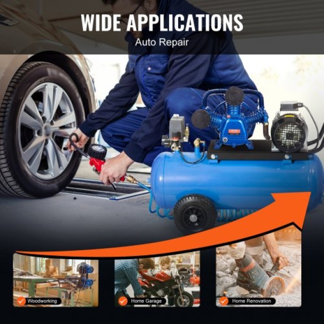 VEVOR  Κεφαλή Αντλίας Αεροσυμπιεστή 10HP 17.5CFM @ 90PSI 3-Κύλινδρος Πιστονιού KQYSJBTSGBTCEVFWWV0