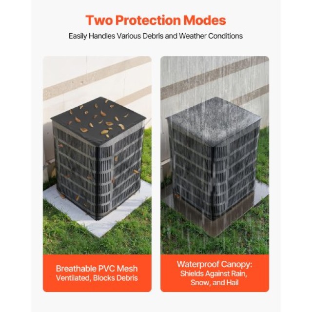 VEVOR Κάλυμμα Κλιματιστικού Διπλής Στρώσης 914 x 1010 mm με Αποσπώμ...