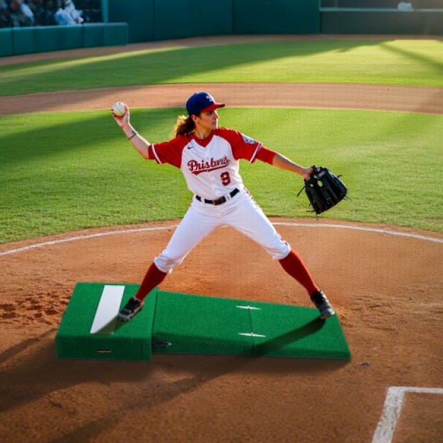 Φορητό Ανάχωμα Pitching για Μπέιζμπολ και Σόφτμπολ 250 kg Πράσινο Z...