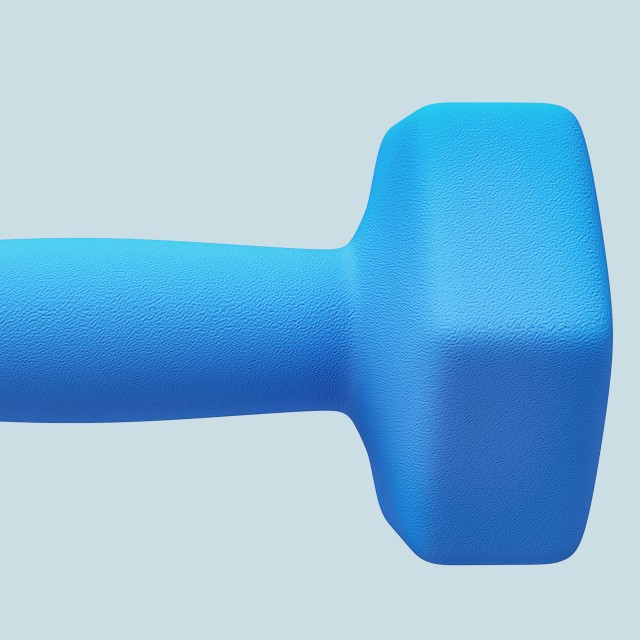 SPORTNOW Σετ 2 Εξαγωνικοί Αλτήρες 2x6kg από Μέταλλο και Πλαστικό με Αντιολισθητική Λαβή 22x10x10 cm Μπλε A91-315V05LB