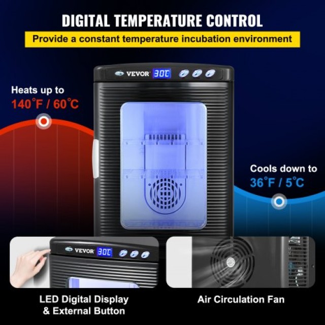 Εκκολαπτήριο Αυγών 25L για Ερπετά Vevor  FHQ25LHSFYQ5-6D01V2