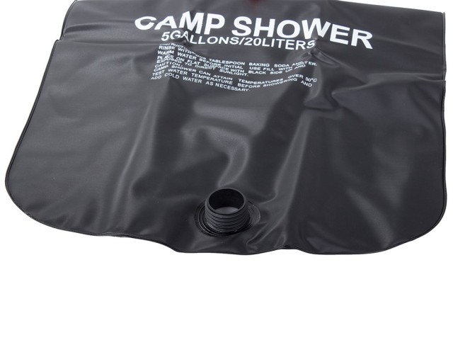 Ηλιακό Ντους Camping 20L 40 x 60 cm Μαύρο 5907451320846 Verk Group