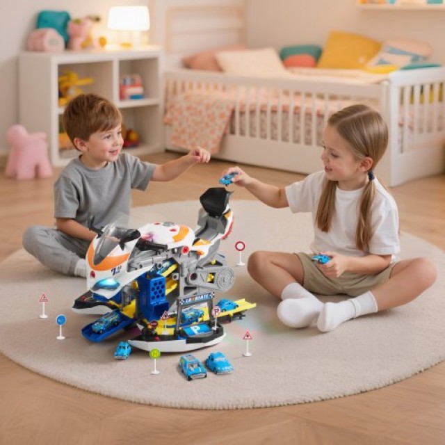 VEVOR Σετ Παιχνιδιού Μηχανής με Αποσπώμενα Μέρη, Φώτα & Ήχους για Π... VEVOR Σετ Παιχνιδιού Μηχανής με Αποσπώμενα Μέρη, Φώτα & Ήχους για Π...