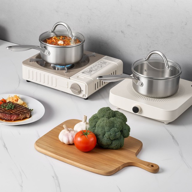VEVOR Πολυχρηστική Κατσαρόλα 1.5QT (φ 16 x 7.5 εκ.) - Ανοξείδωτη με... VEVOR Πολυχρηστική Κατσαρόλα 1.5QT (φ 16 x 7.5 εκ.) - Ανοξείδωτη με...