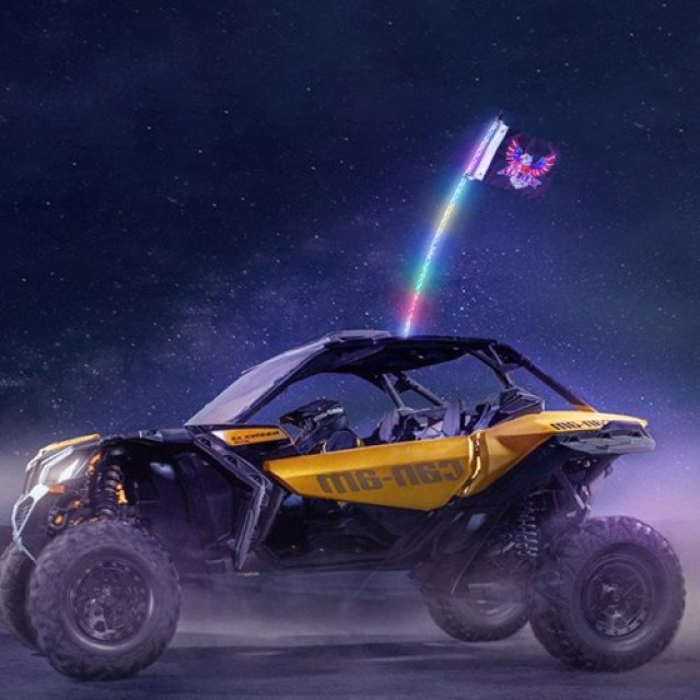 VEVOR LED Σπιράλ Φως 1.5m RGB για ATV/UTV με Τηλεχειριστήριο & Εφαρμογή  CRKJPPTDZ5YCIAWYCV9