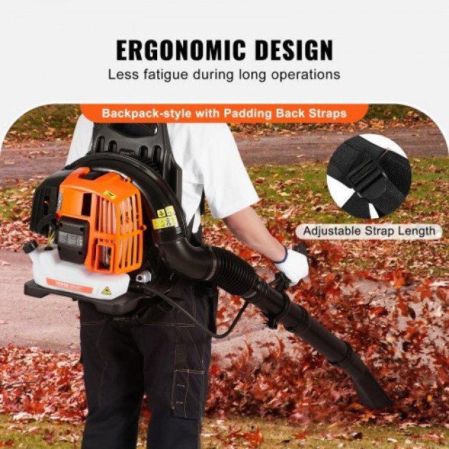 Φυσητήρας Πλάτης VEVOR 52CC 2-Χρονών 480CFM 175MPH  B280KMH0252CCSF...