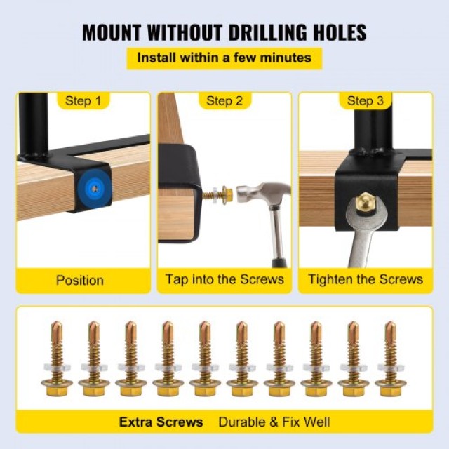 VEVOR  Μετατροπέας Dolly 13x38 Χάλυβας 250LBS Καροτσάκι Μεταφοράς Π...