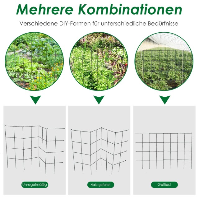 Costway Υποστήριξη Αναρρίχησης Τομάτας με Ανθεκτικό Σκελετό Σιδήρου...