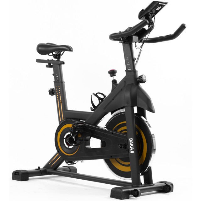 BAKAJI  Στατικό Ποδήλατο Spinning Ποδήλατο Προπόνησης Γυμναστικής Καρδιο με Οθόνη LCD Bluetooth  02840153