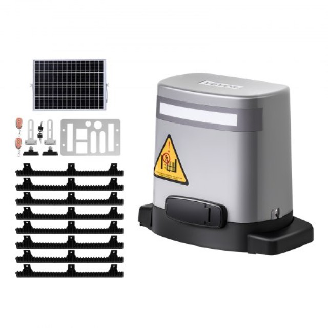 VEVOR Ηλιακός Ανοιγόμενος Μηχανισμός Πύλης 280W για 818kg με Δύο Τη...