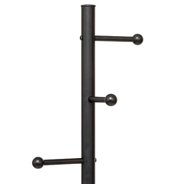 Μεταλλικός Καλόγερος με 6 Βραχίονες Ø 37 x 173 cm Μαύρο Μάρμαρο 209313 5Five Simply Smart